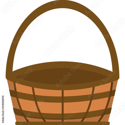 Wicker Basket Illustration