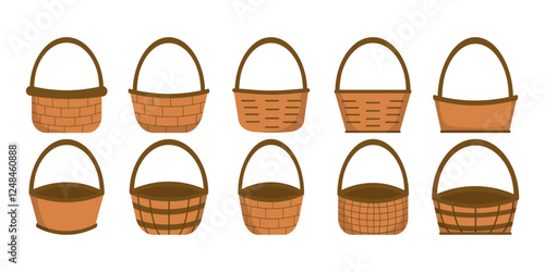Wicker Basket Illustration