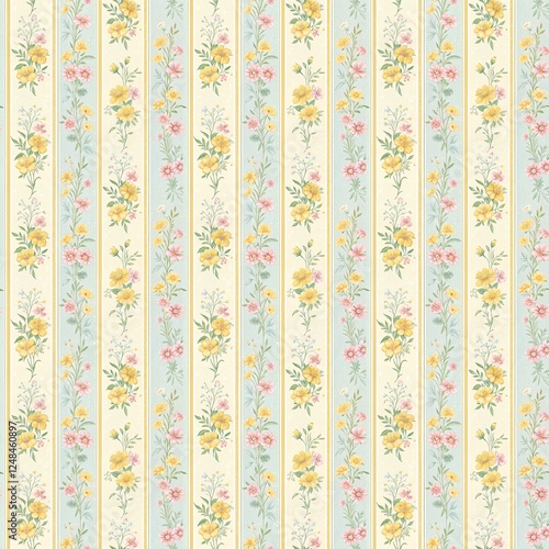 seamless pattern with flowers