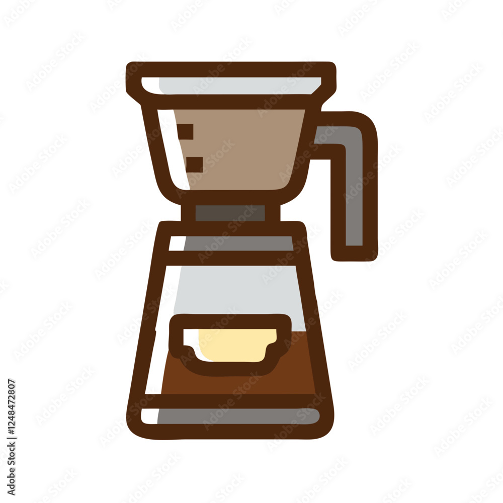 Coffee Maker Icon in a minimalist design