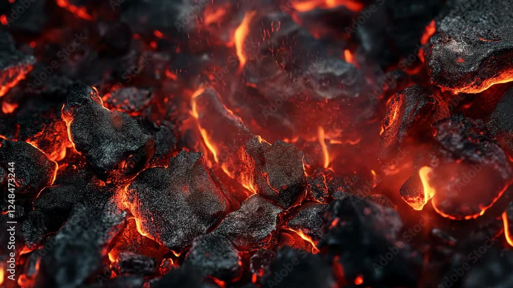 red hot burning ground with fire flame abstract background red hot burning ground with fire flame abstract background