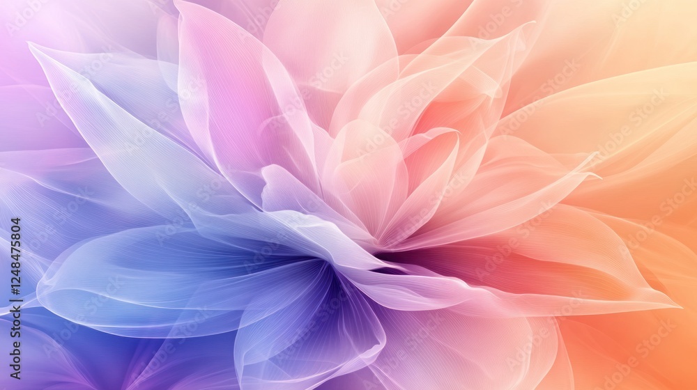 Pastel Flower Abstract Artistic Design Image Pastel Flower Abstract Artistic Design Image