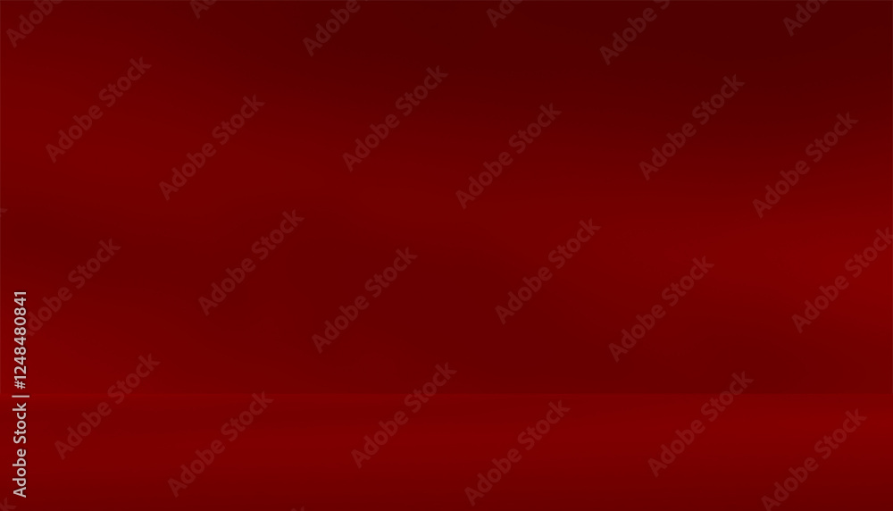 Empty red room studio for product presentation. Minimal mock up interior design showroom for New Year, Christmas, Chinese Culture, Valentine and Celebration background concepts. Exhibition hall. Empty red room studio for product presentation. Minimal mock up interior design showroom for New Year, Christmas, Chinese Culture, Valentine and Celebration background concepts. Exhibition hall.