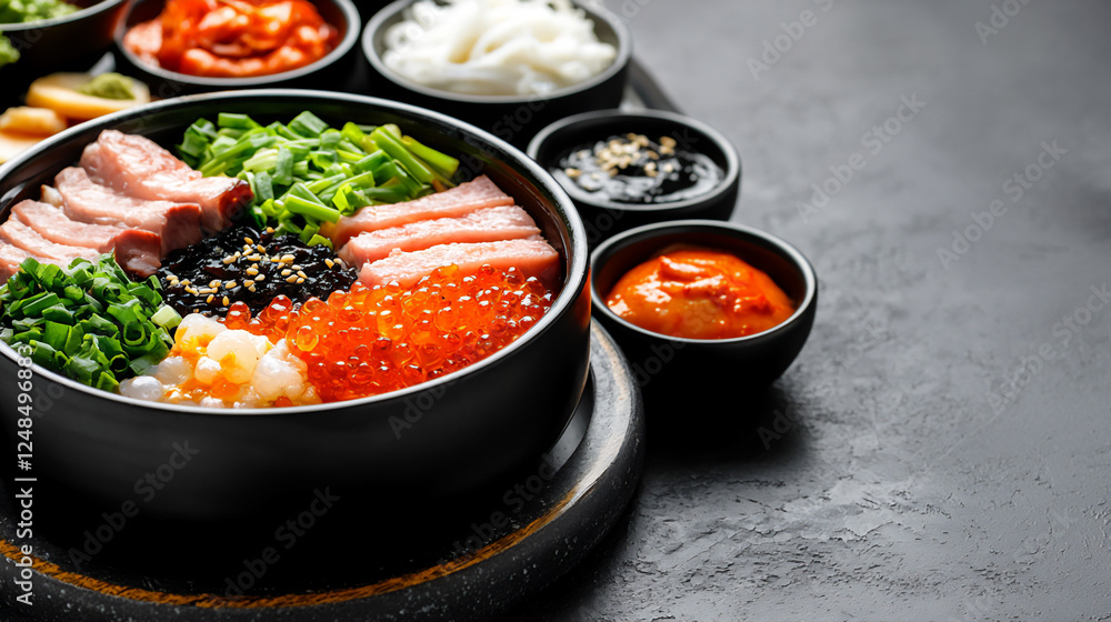 sichuan hot pot feast with spicy broth and assorted meats sichuan hot pot feast with spicy broth and assorted meats