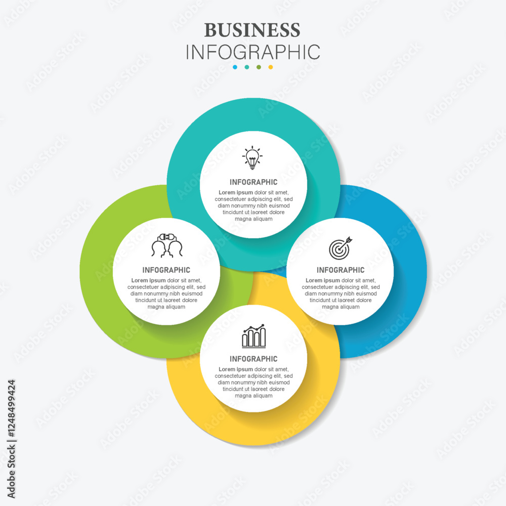 Vector circle element for infographic. Vector circle element for infographic.