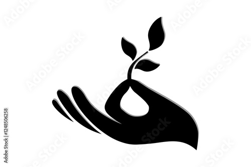 Hand holding a tea leaf
Image of a hand gently holding a fresh tea leaf. Freshness of nature. Project related to tea, healthy lifestyle, ecology or organic products. The leaf is clearly visible, with 