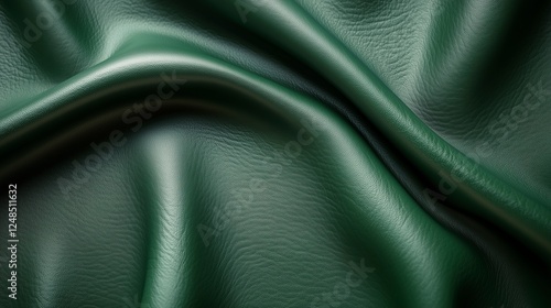 green leather