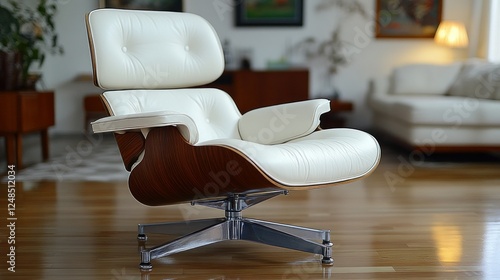 Eames Lounge Chair: Modern Comfort and Style in a Luxurious Setting