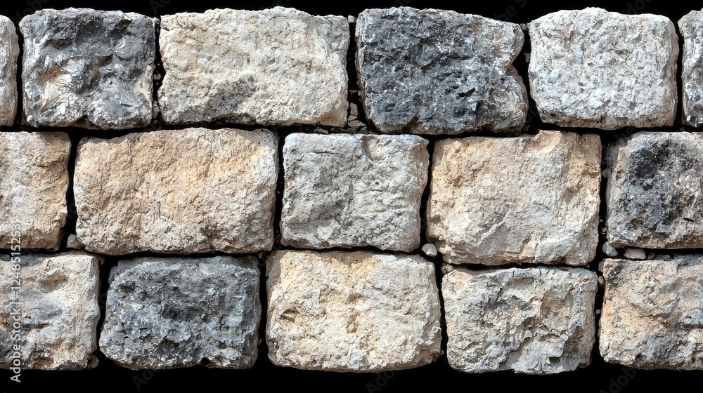 Ancient Stone Wall Texture: A Rustic Background of Grey, Brown, and Beige Stones. Perfect for Architecture, Design, and Construction Projects. Ancient Stone Wall Texture: A Rustic Background of Grey, Brown, and Beige Stones. Perfect for Architecture, Design, and Construction Projects.