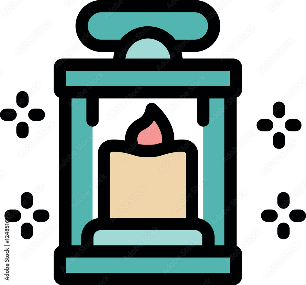 Candle lantern emitting warm, inviting glow, perfect for festive occasions and creating a cozy ambiance Candle lantern emitting warm, inviting glow, perfect for festive occasions and creating a cozy ambiance