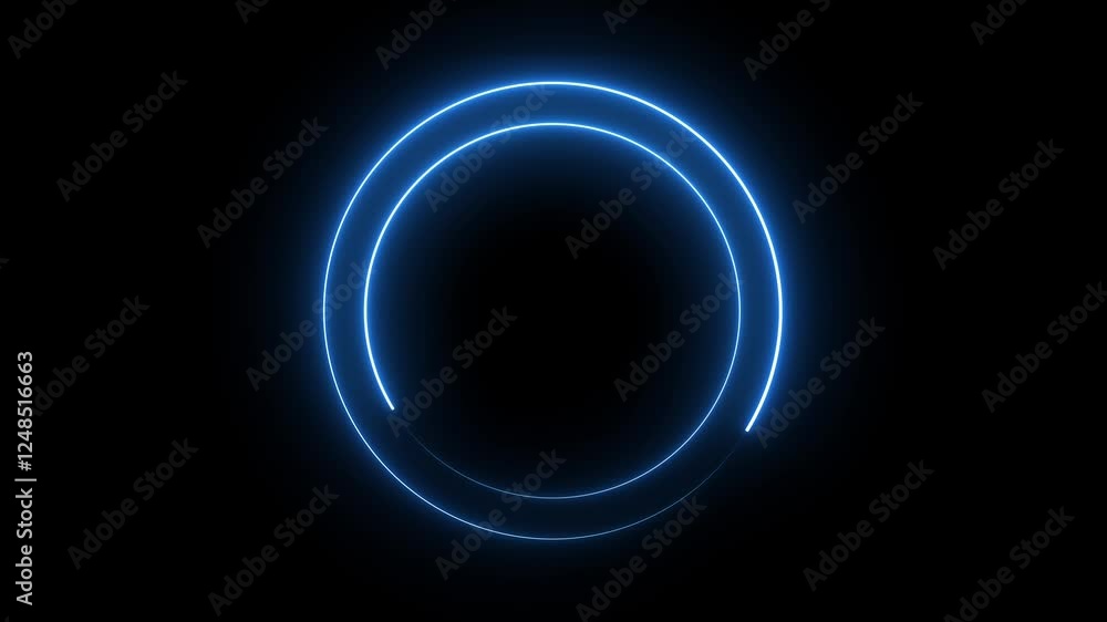 A glowing neon circle pulses and rotates with vibrant colors, creating a dynamic, modern animation that gives a sense of energy and motion. A glowing neon circle pulses and rotates with vibrant colors, creating a dynamic, modern animation that gives a sense of energy and motion.