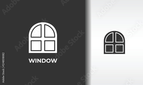 Window Vector, Icon Or Logo Sign Isolated Symbol Illustration