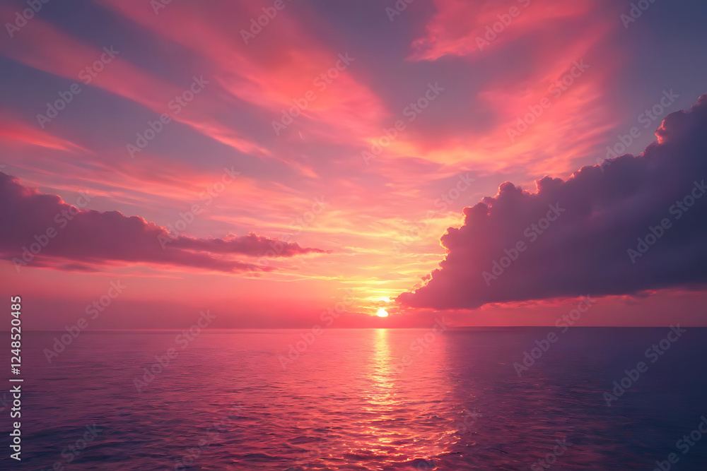 A serene blue sky dotted with cotton-like clouds, a picture of tranquility and peace. A serene blue sky dotted with cotton-like clouds, a picture of tranquility and peace.