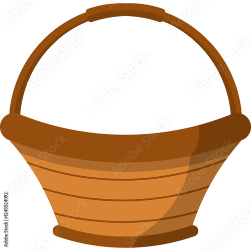 Wicker Basket Illustration