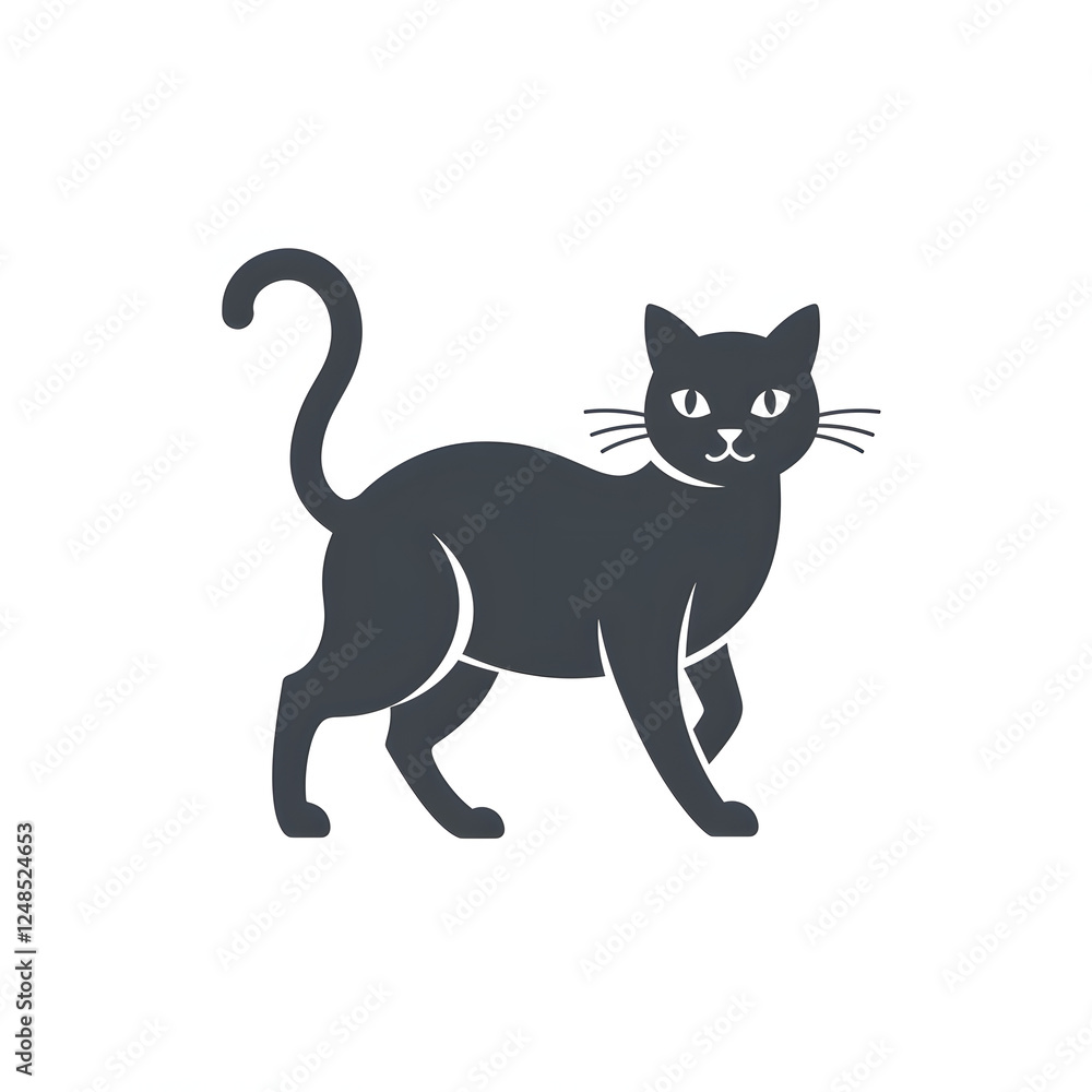 Cat Vector design with a white background Cat Vector design with a white background