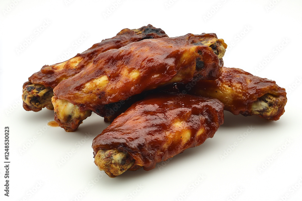 Spicy chicken wings with barbecue sauce Spicy chicken wings with barbecue sauce