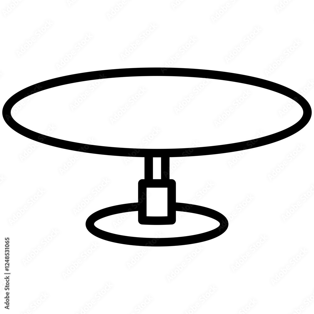 Table Outline Icon Table Outline Icon