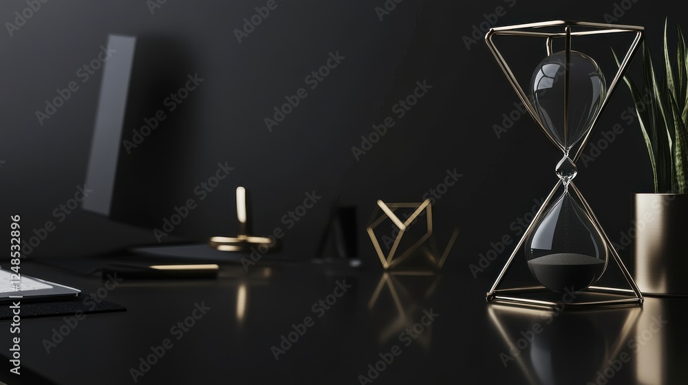 Timeless Elegance: Modern Hourglass Decor for a Sophisticated Workspace Timeless Elegance: Modern Hourglass Decor for a Sophisticated Workspace