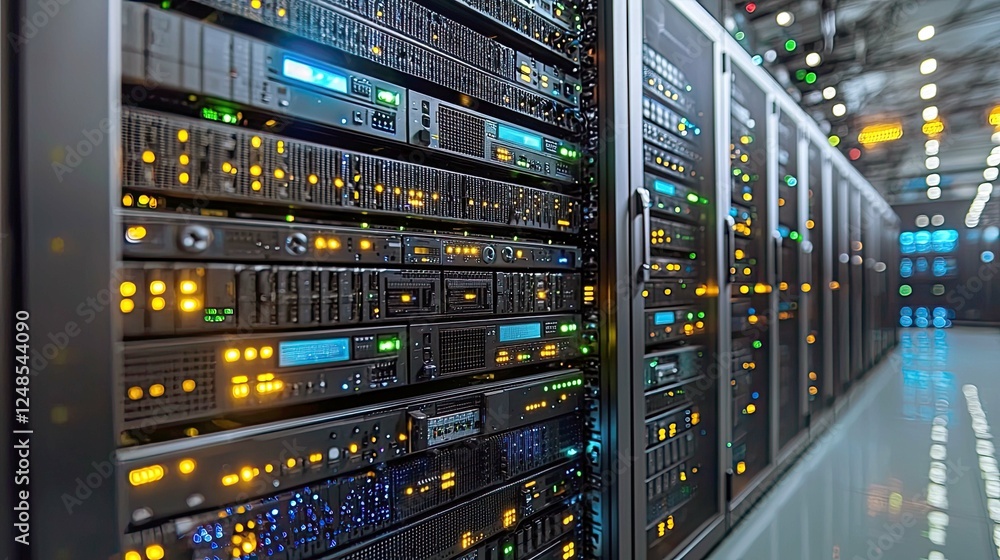 Exploring the Intricacies of a Modern Data Center: High-Tech Servers and Network Infrastructure Exploring the Intricacies of a Modern Data Center: High-Tech Servers and Network Infrastructure