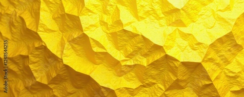 Wallpaper Mural Gleaming gold leaf, crinkled texture, vibrant yellow , elegant texture, gold pattern, golden leaf Torontodigital.ca