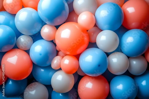 Wallpaper Mural Vibrant Balloon Background for Party Decor and Celebrations Torontodigital.ca