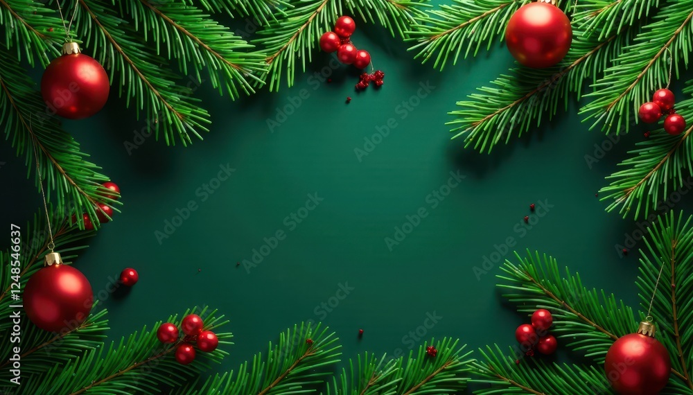 Deep green pine boughs, abundant needles, festive backdrop , texture, christmas tree branches Deep green pine boughs, abundant needles, festive backdrop , texture, christmas tree branches