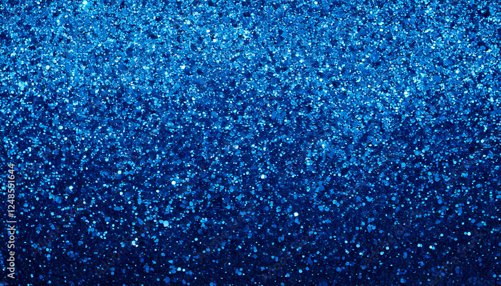 Obraz premium Abstract blue glitter background, texture, wallpaper