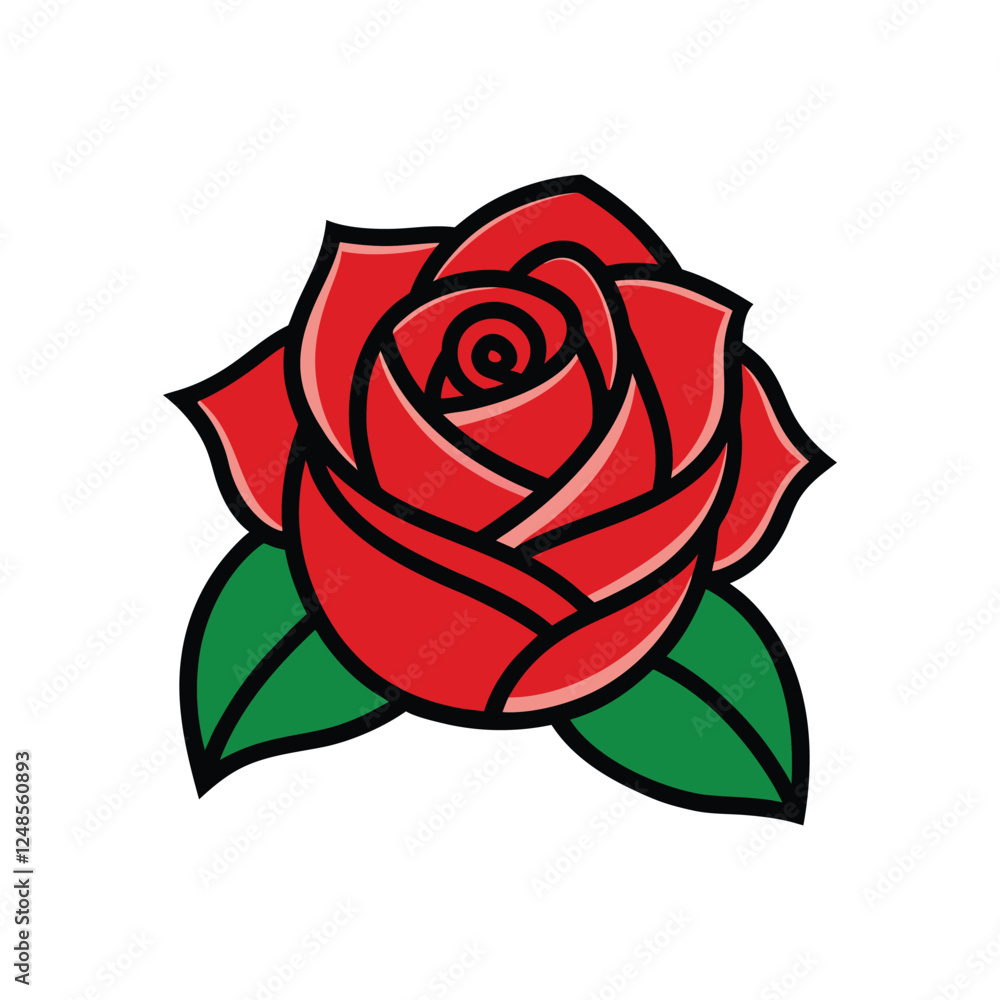 red rose isolated on white red rose isolated on white
