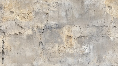 Aged Cracked Concrete Wall Texture - A Timeless Architectural Design