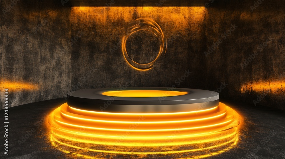 Obraz premium Stunning Modern Architectural Design - Futuristic Concrete Structure