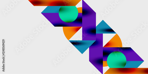 Vibrant abstract background circles with smooth gradients, creating a dynamic and modern design. Ideal for creative, tech, or contemporary-themed projects