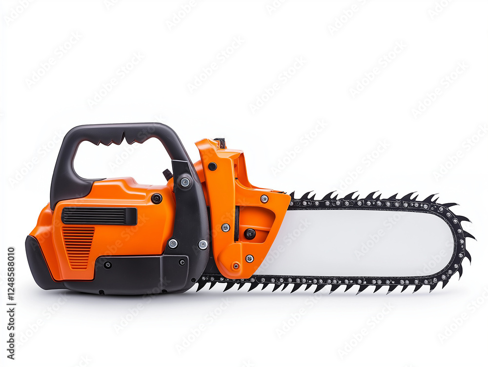 Chainsaw, isolated on white background Chainsaw, isolated on white background
