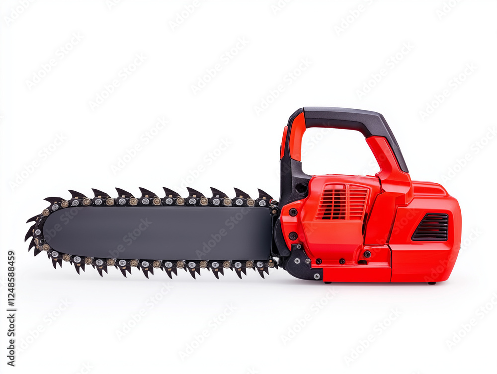 Chainsaw, isolated on white background Chainsaw, isolated on white background