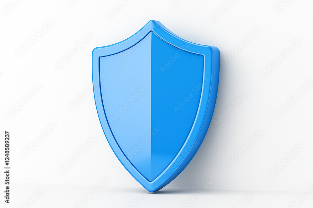 a cloud storage icon with shield, data security theme, modern vector, blue and white, isolated on white background a cloud storage icon with shield, data security theme, modern vector, blue and white, isolated on white background