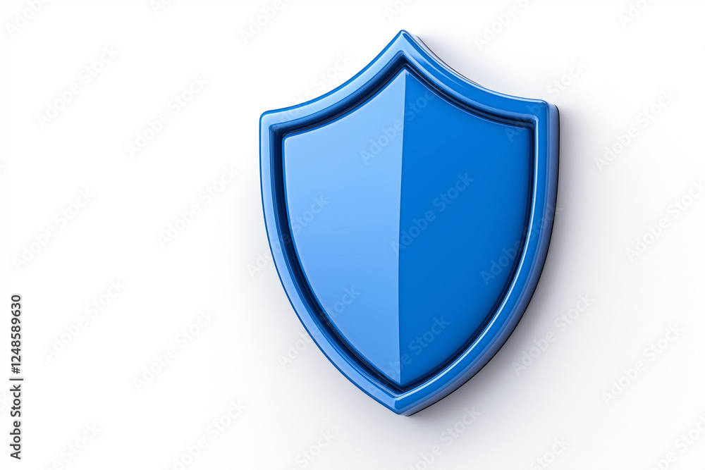 a cloud storage icon with shield, data security theme, modern vector, blue and white, isolated on white background a cloud storage icon with shield, data security theme, modern vector, blue and white, isolated on white background