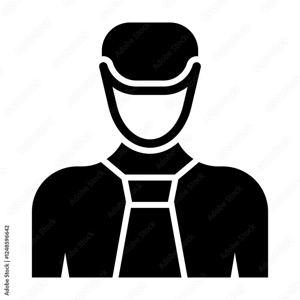 Businessman Vector Glyph Icon Design Businessman Vector Glyph Icon Design
