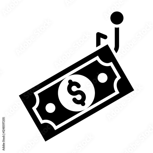 Steal Vector Glyph Icon Design