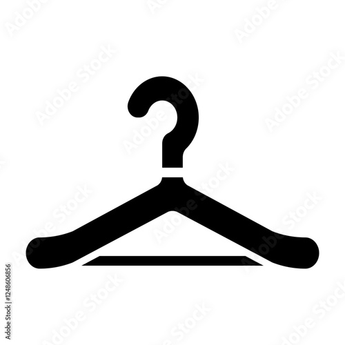 Hanger Vector Glyph Icon Design