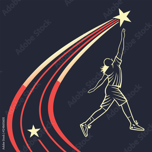  High-Speed Comet Light Trails – Motion Effect Illustration with Curved Streaks for Fast Car Concept
