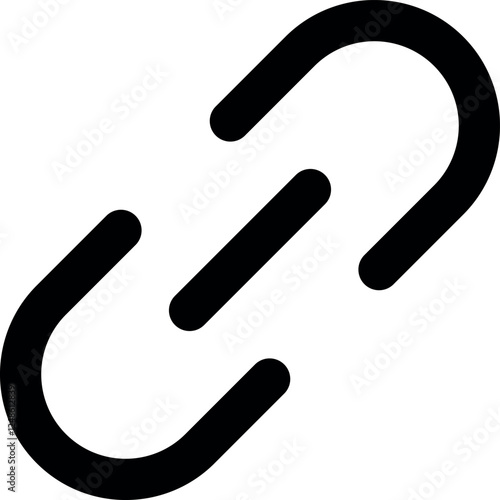 Link icon, attach link chain icon . internet url icon symbol . connection, attachment, connect, hyperlink icons button