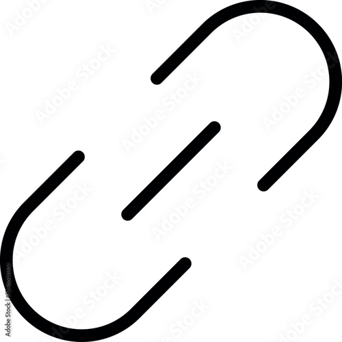 Link icon, attach link chain icon . internet url icon symbol . connection, attachment, connect, hyperlink icons button