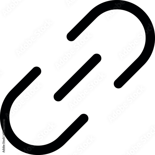 Link icon, attach link chain icon . internet url icon symbol . connection, attachment, connect, hyperlink icons button