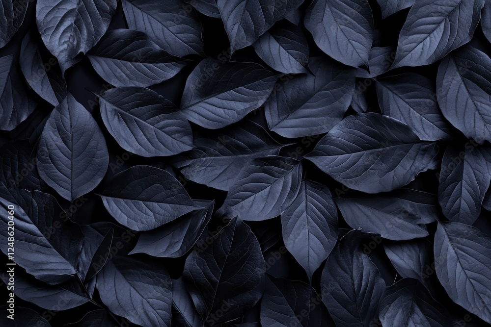 This is a detailed close up view of a pile of black leaves in nature This is a detailed close up view of a pile of black leaves in nature