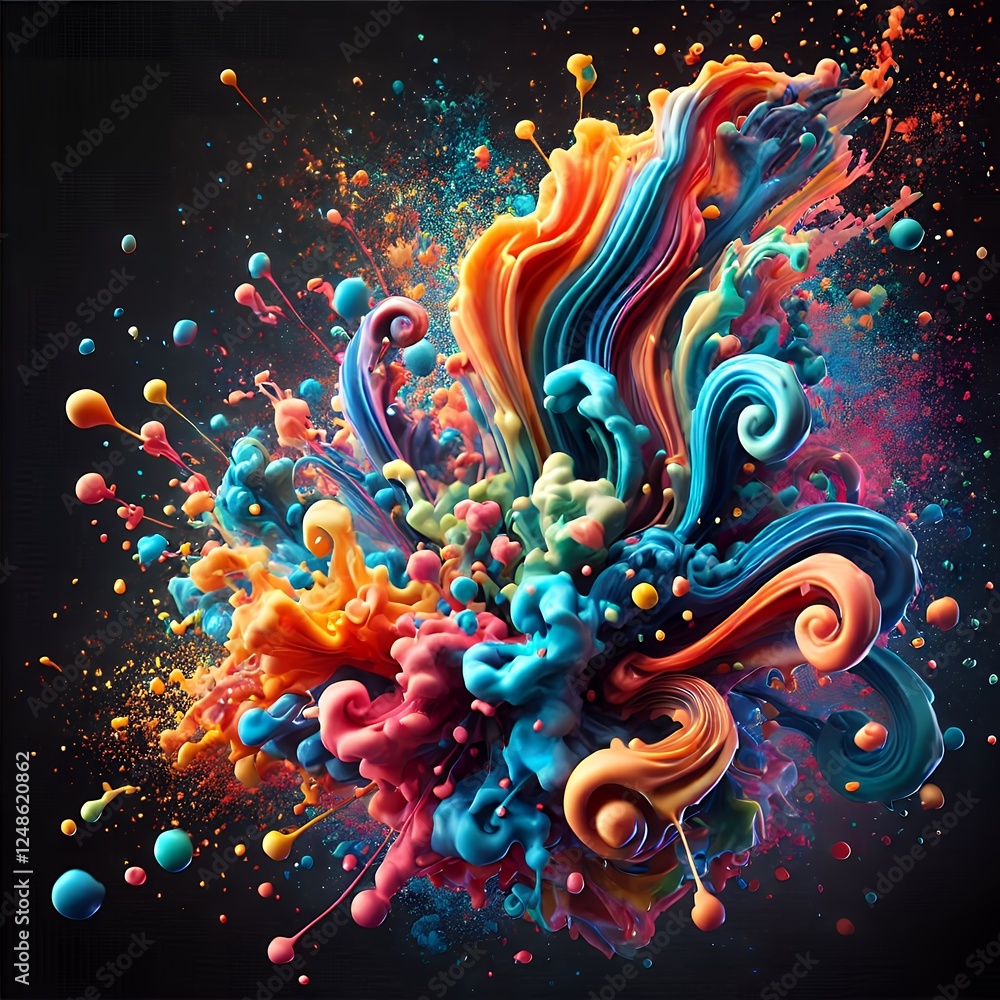 Obraz premium abstract colorful background