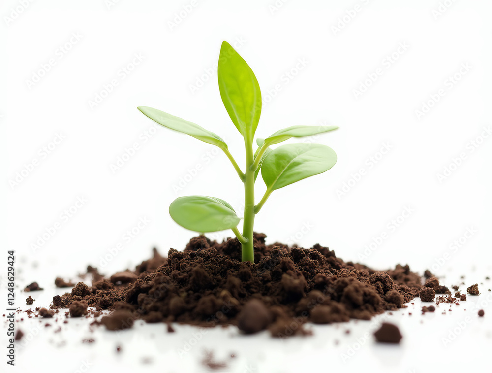 Small Green Plant Sprouting from Soil – Growth and Sustainability Stock Image
Small Green Plant Sprouting from Soil – Growth and Sustainability Stock Image
