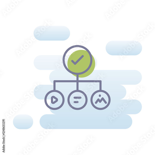 Content Curation vector icon