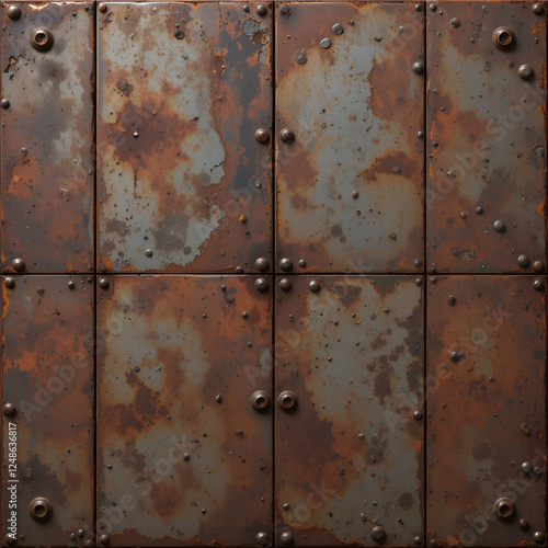 bolted metal texture for book covers, blender, AutoCAD, architecture, packaging. business cards, wallpaper, backgrounds, VR gaming assets