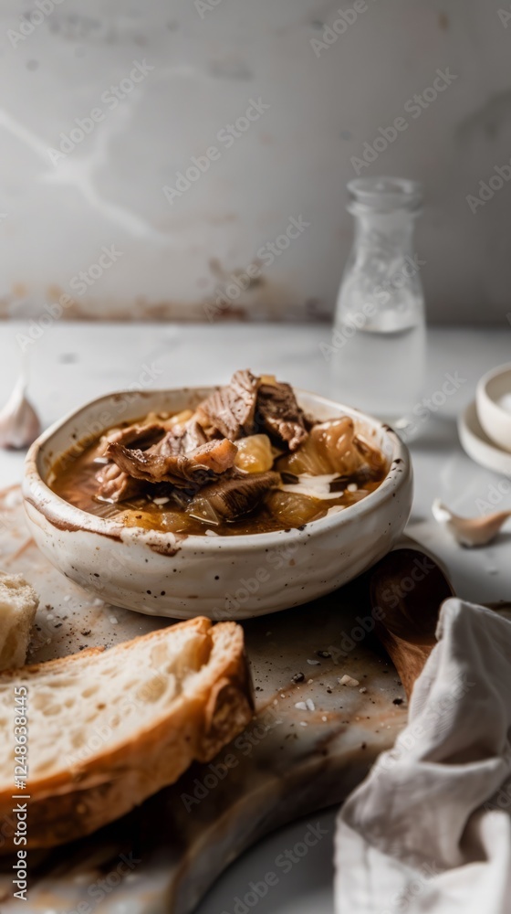 A traditional Moldovan ciorbă de burtă (tripe soup) A traditional Moldovan ciorbă de burtă (tripe soup)