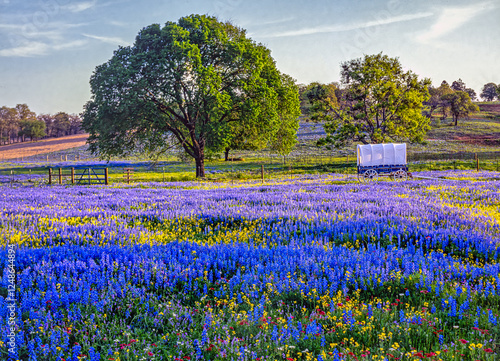 Hill country in West Texas near Austin
