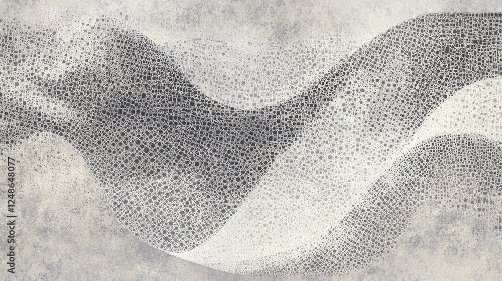 Obraz premium Abstract Geometric Pattern with Intricate Lines and Shapes